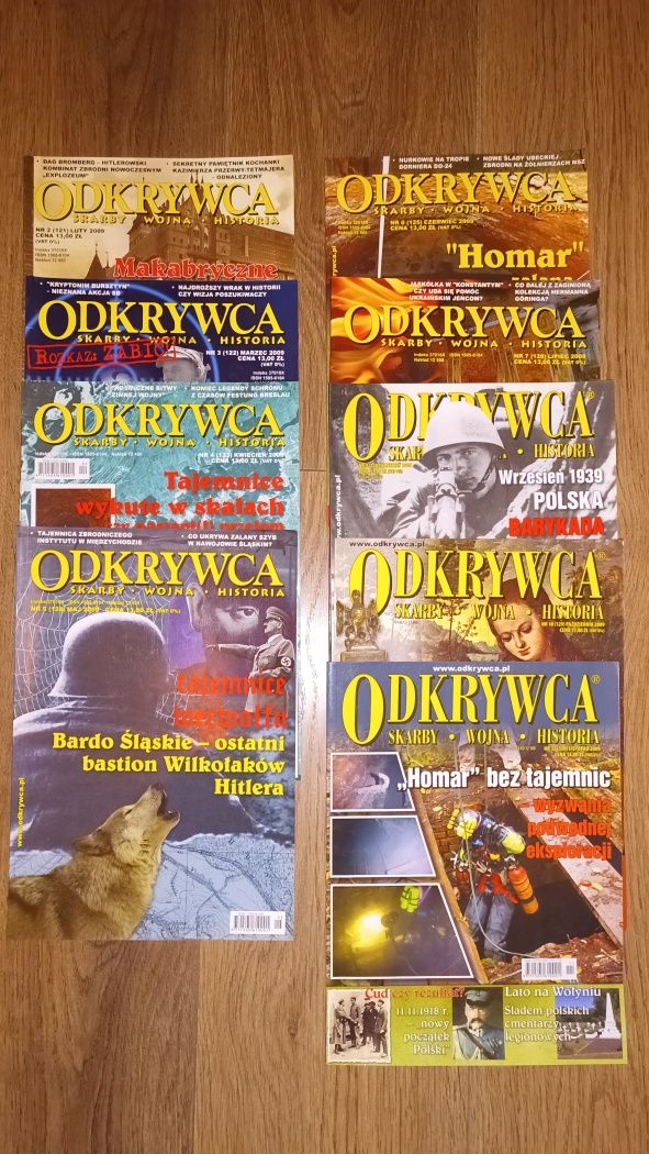ODKRYWCA magazyn gazeta czasopismo miesięcznik