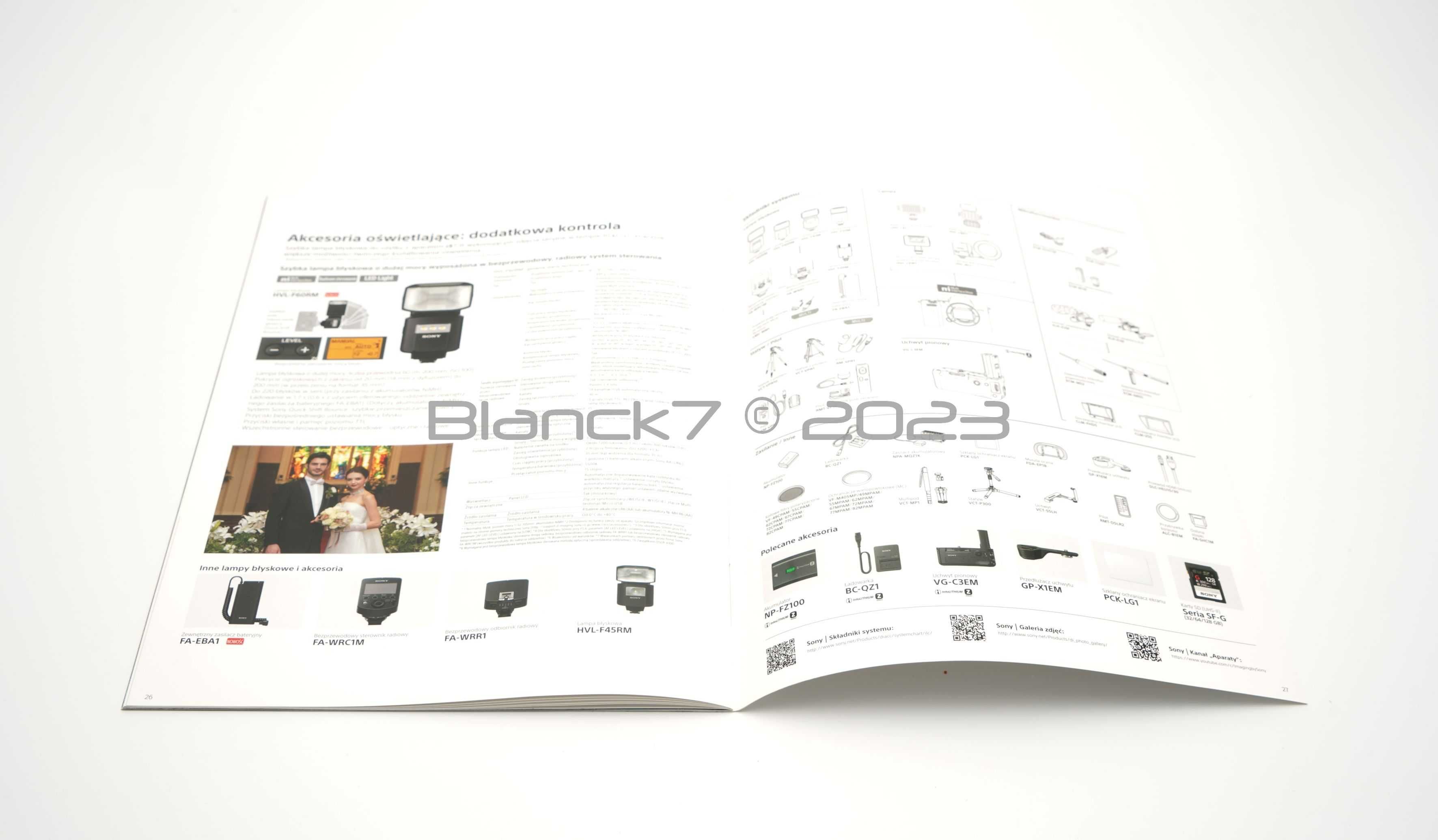 Sony A7 III katalog informacyjny