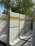 Nowoczesne ogrodzenie, L-ki elka betonowa 2x1m, STYROBUD