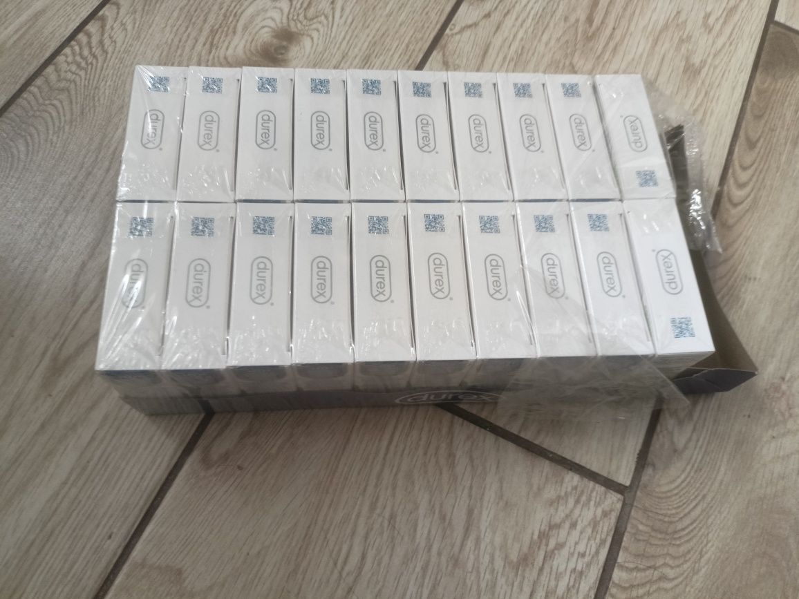 Prezerwatywy Durex naturals 20 paczek po 3 sztuki 60  prezerwatyw