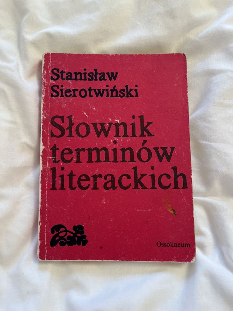 Stanisław Sierotwiński Słownik terminów literackich літературознавство