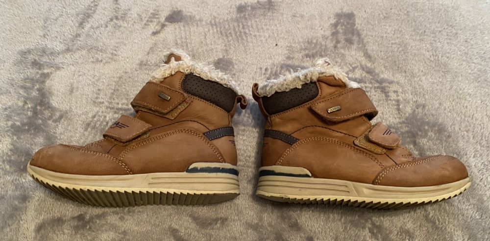 buty ocieplane Lasocki Kids brąz rozm.25 skóra