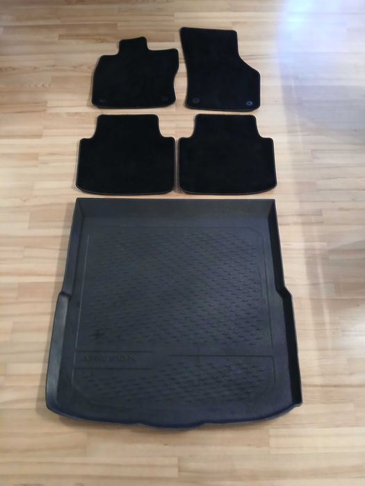 Dywaniki welurowe + mata bagażnika ARTEON