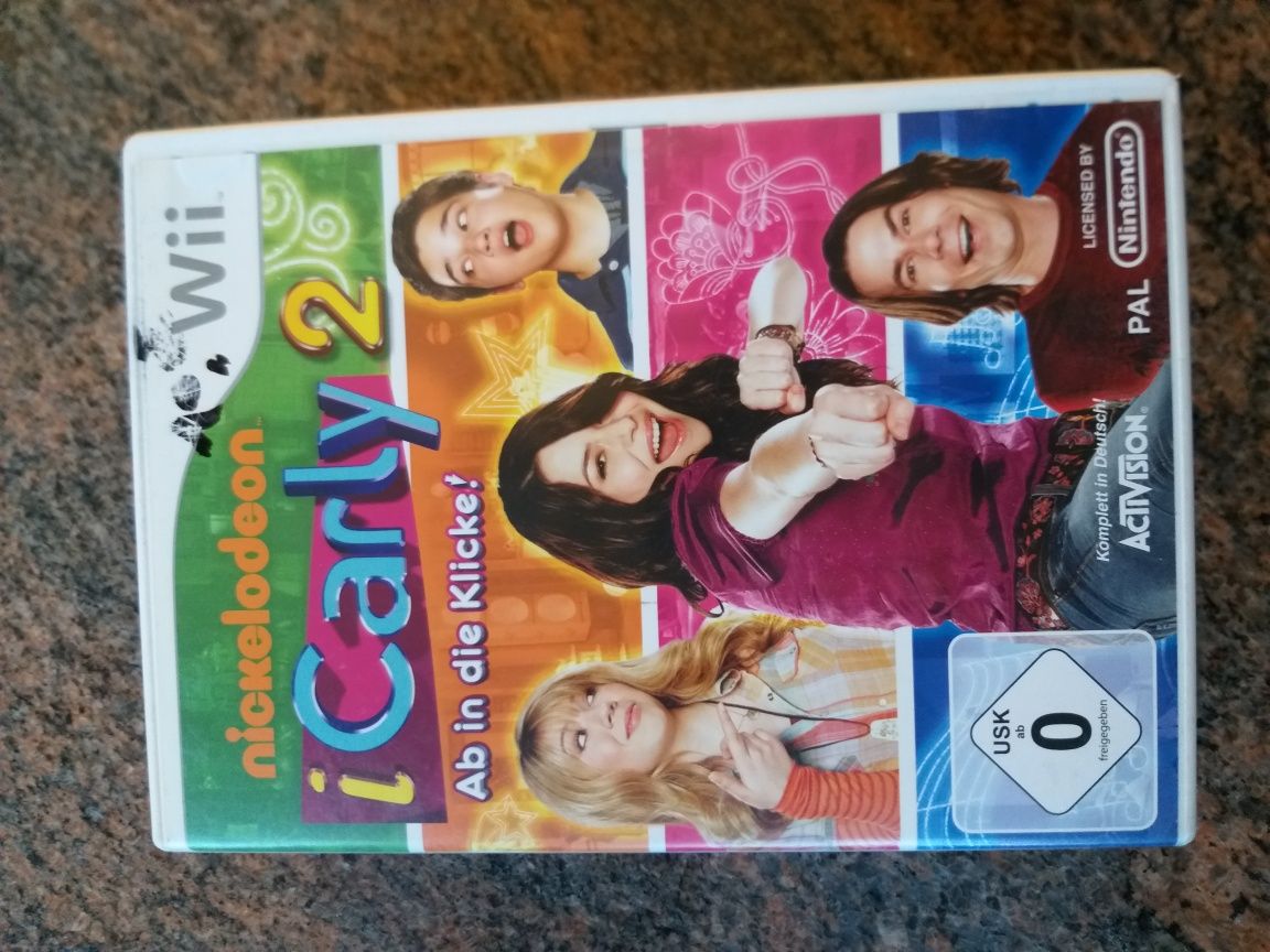 Gra iCarly 2 Nickelodeon Nintendo Wii na konsole pudełkowa game icarly