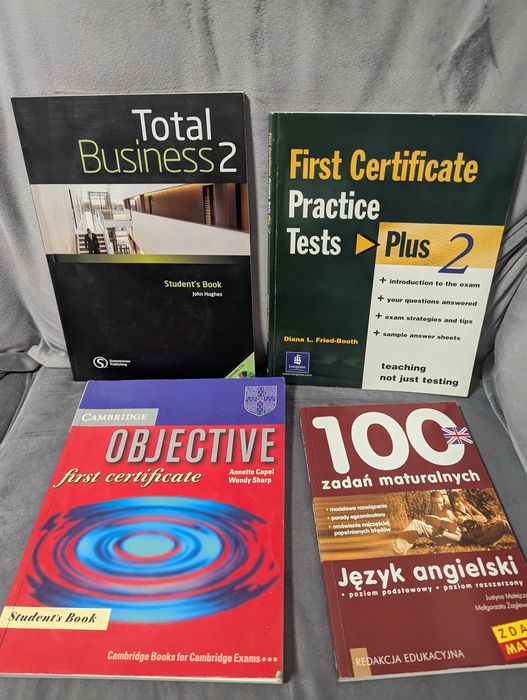 Pakiet podręcznikow do nauki języka angielskiego.