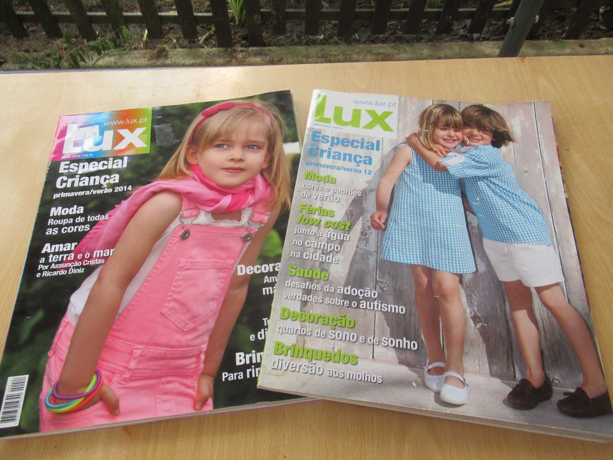 Lote de 10 Revistas Lux Especial Criança