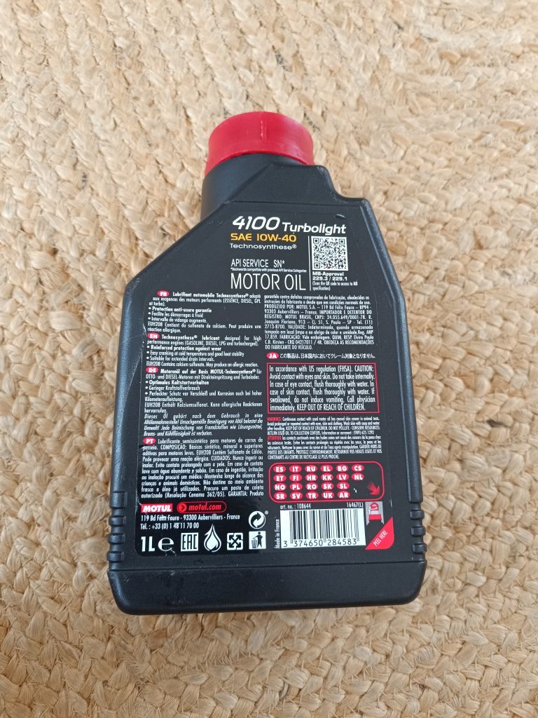 óleo motul 1L carro