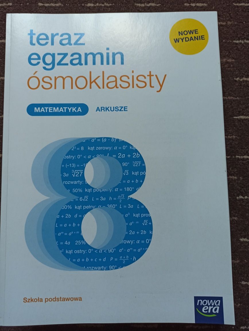 Arkusze Matematyka egzamin ósmoklasisty  Nowa Era