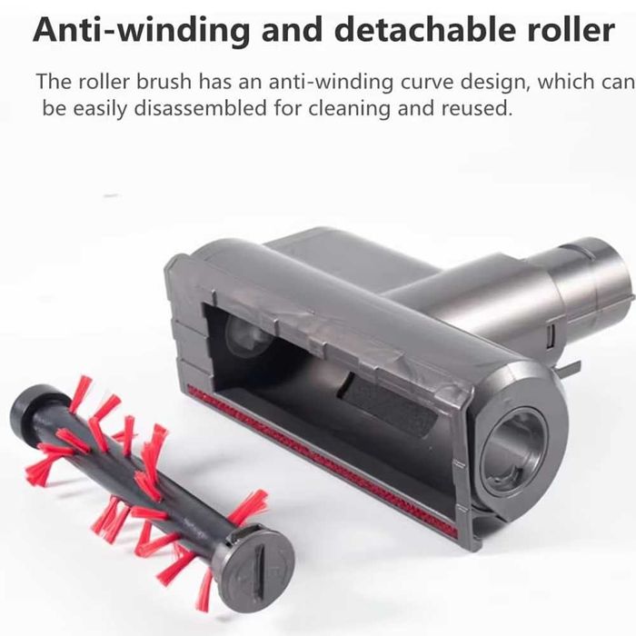 Насадка-щетка от пылевых клещей для пылесосов Dyson V7 V8 V10 V11 V15.