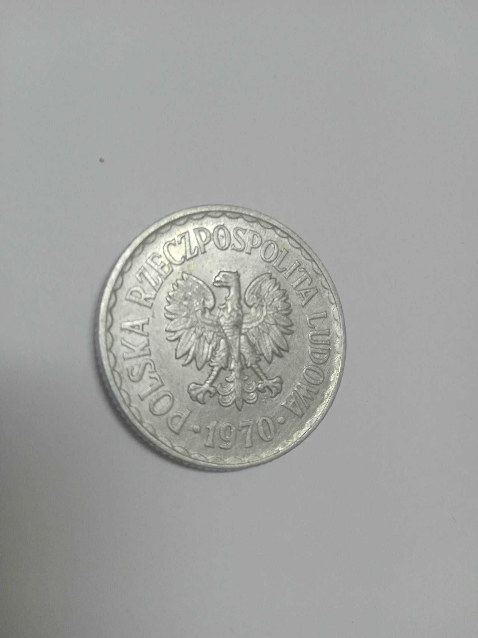 Moneta 1 zł z 1970 roku