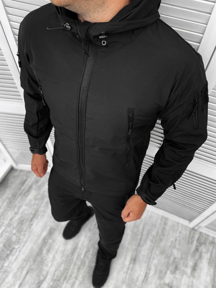 •MEGA SALE• Тактичний костюм soft shell black М и XL