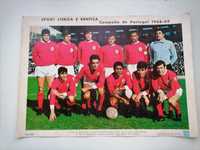 BENFICA Campeão Nacional 68/69 Finalista Taça Campeões Europeus APR