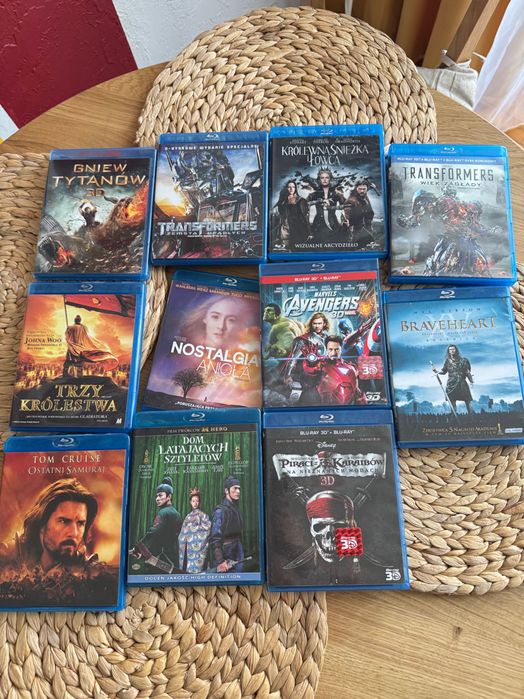 Zestaw filmów blu ray 38 szt.