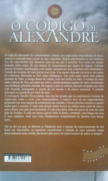 O código de Alexandre - Will Adams - Portes grátis