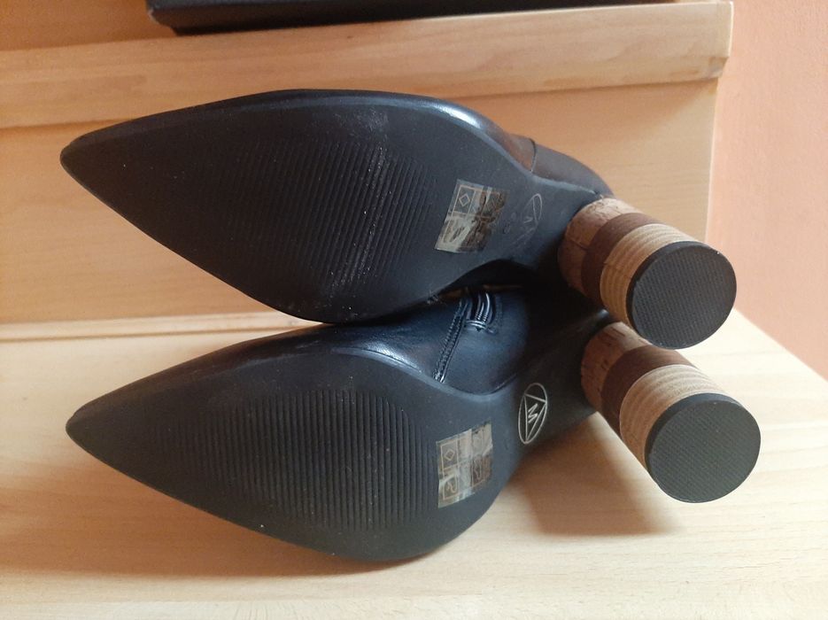 Botki Missguided,rozm.38, nowe z metką i pudełkiem, oryginalny obcas