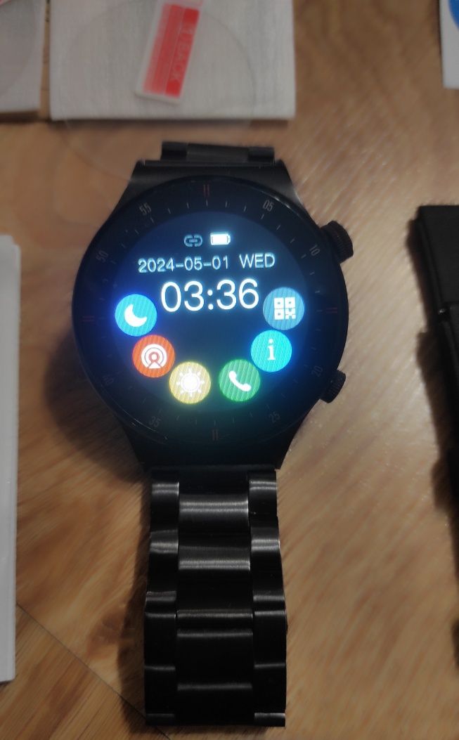 Смарт часы Smartwatch QW33 Bluetooth 2 ремешка, 2 защитных стекла