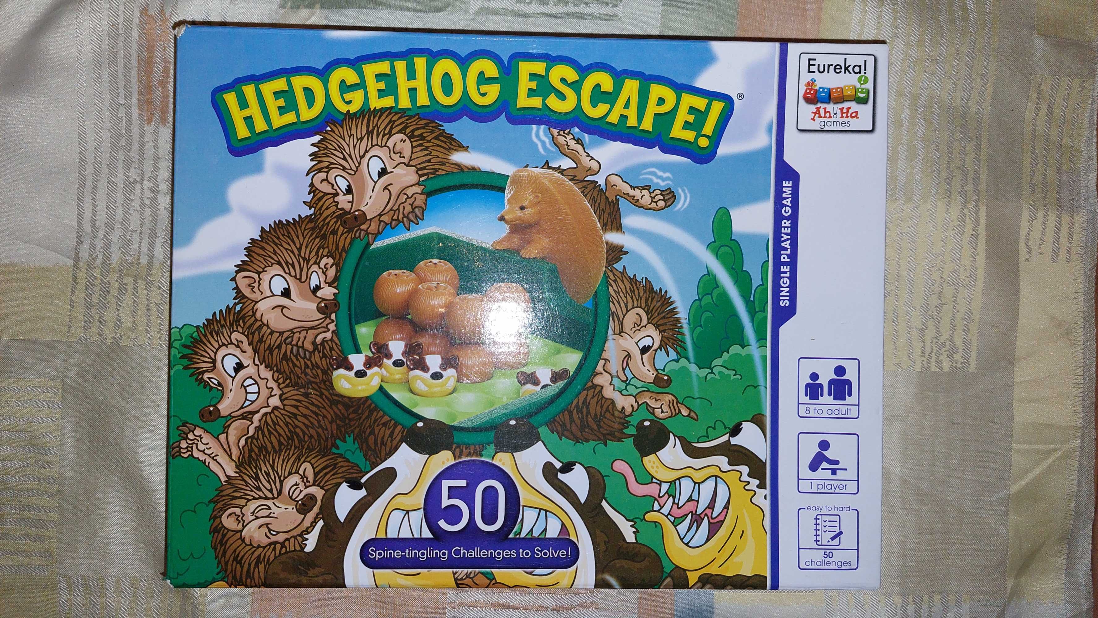 Гра логічна настільна дитяча Hedgehog Escape "Дожени їжака"