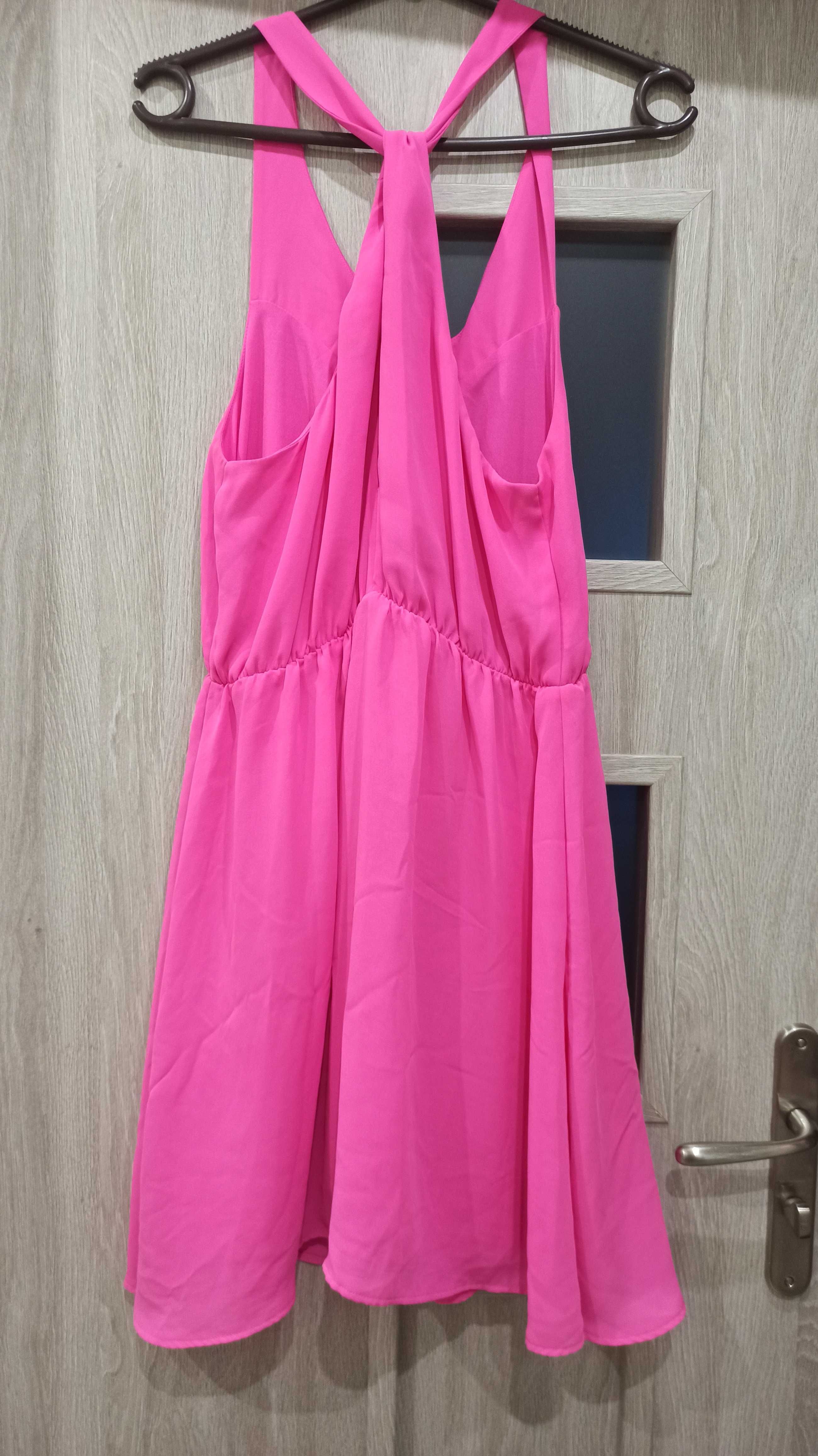 Różowa sukienka H&M
