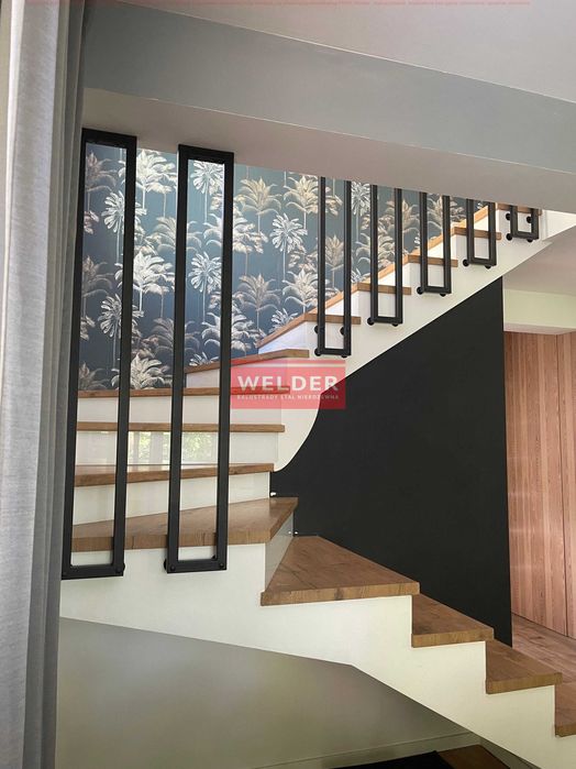 Balustrady Harfa Barierka Balkon Schody Nierdzewna Szklana malowna