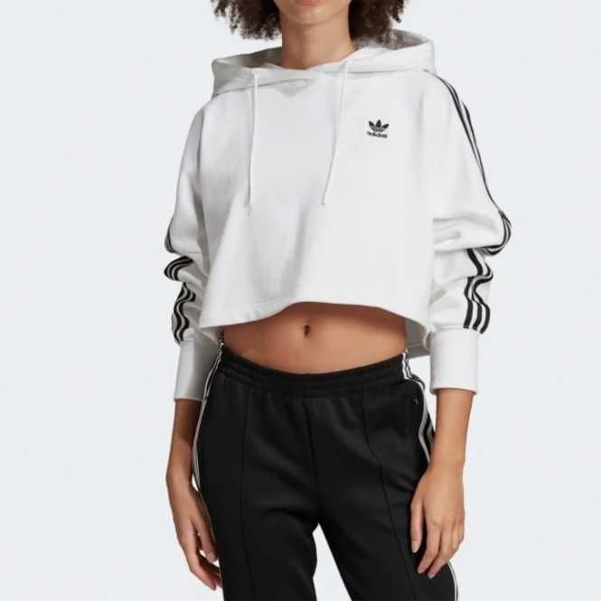 Hoodie curta adidas