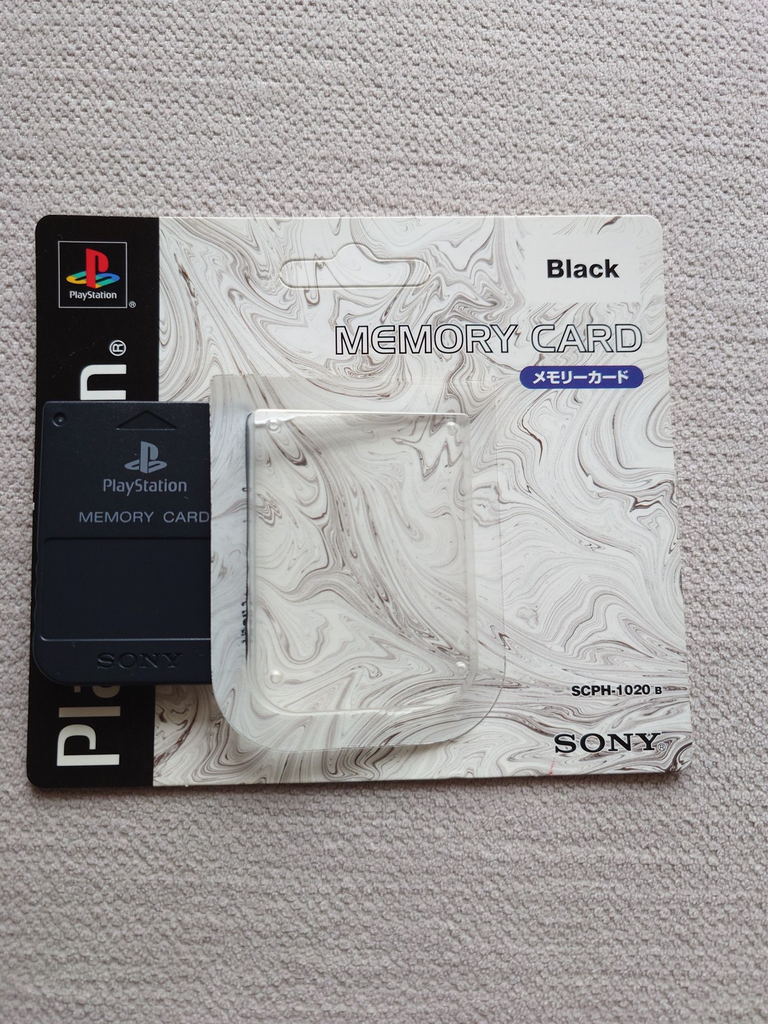 PlayStation 1 PSX Kartą pamięci scph-1020 Czarna Black