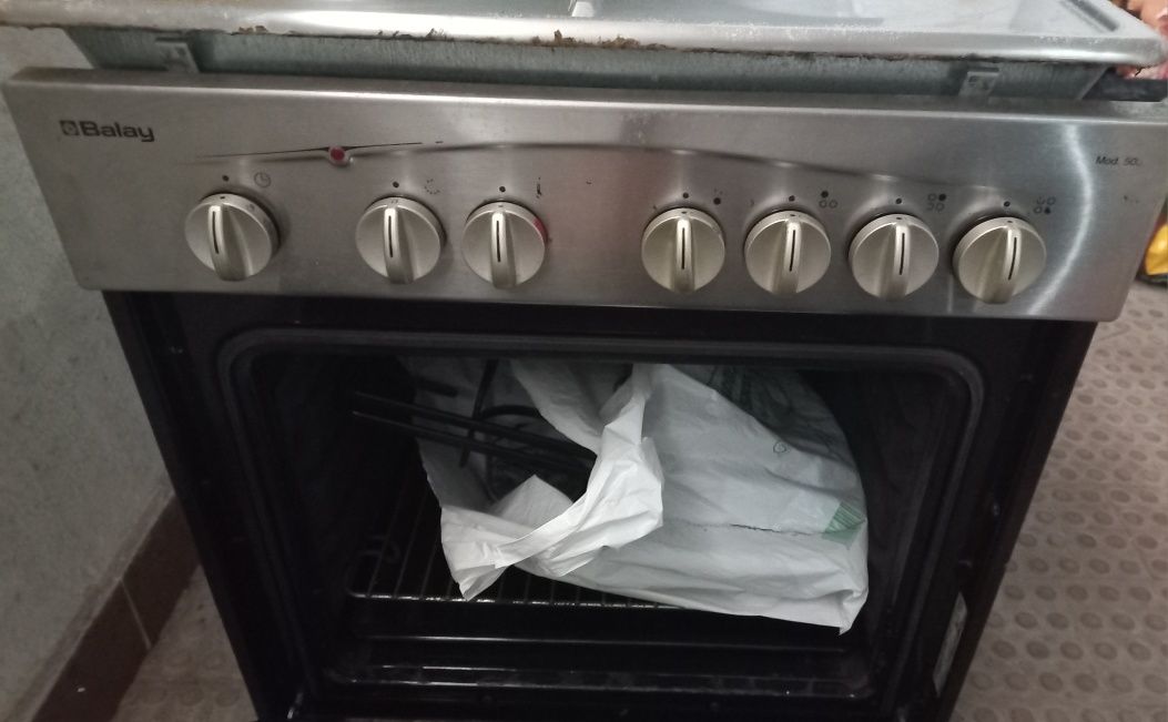 Forno Gás + Placa Gás Usado com acessorios