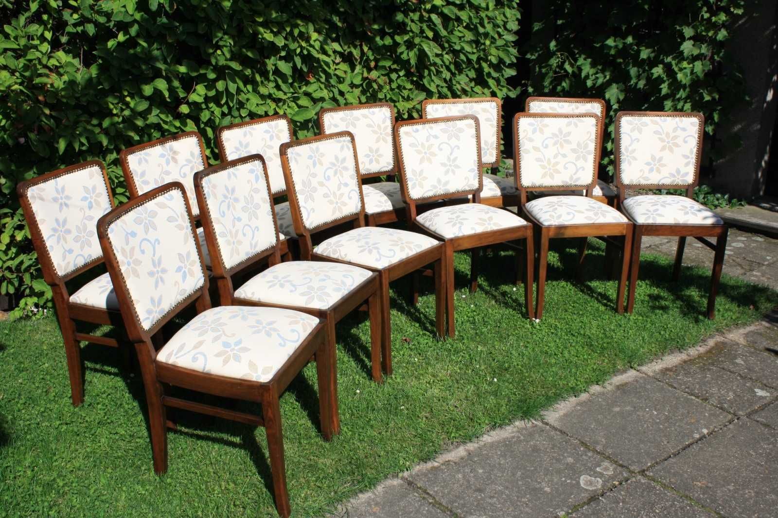 Krzesła tapicerowane z Gościcina-komplet 6 sztuk