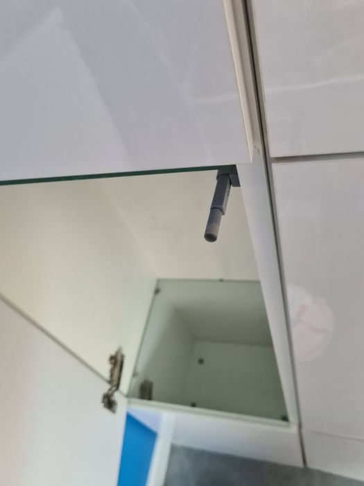 Szafki wiszące biały połysk 35x138