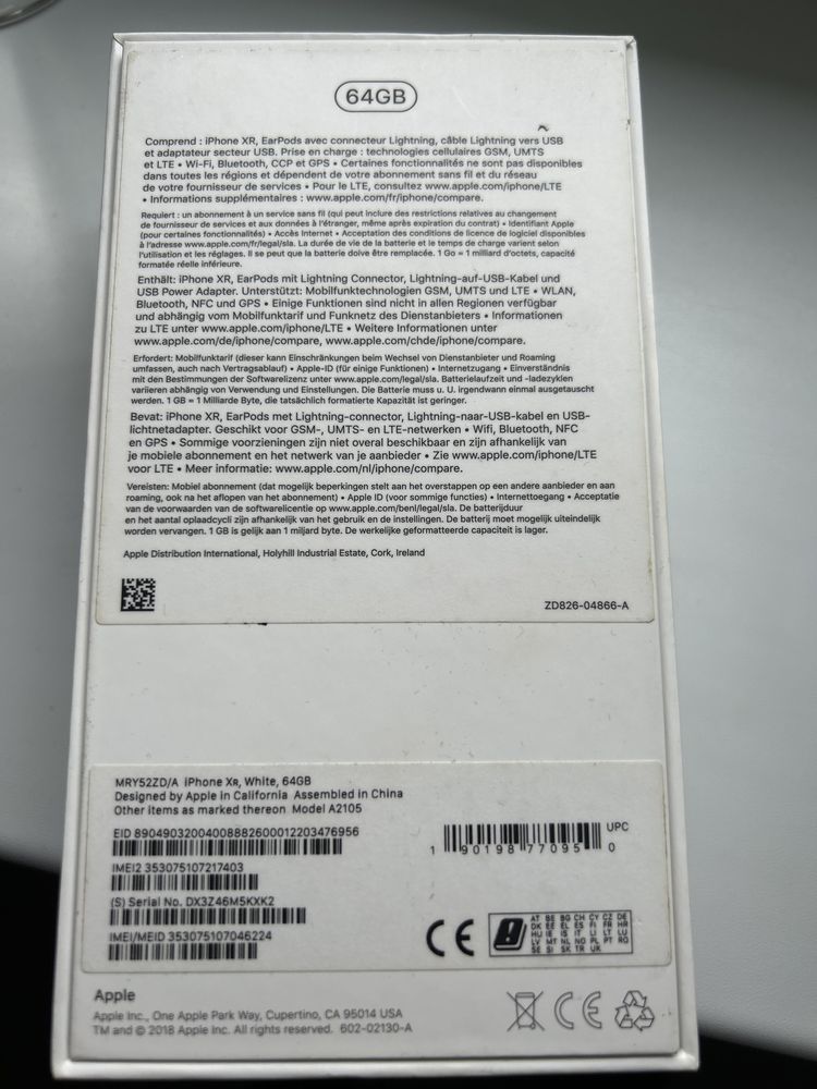 Iphone XR 64gb biały sprawny