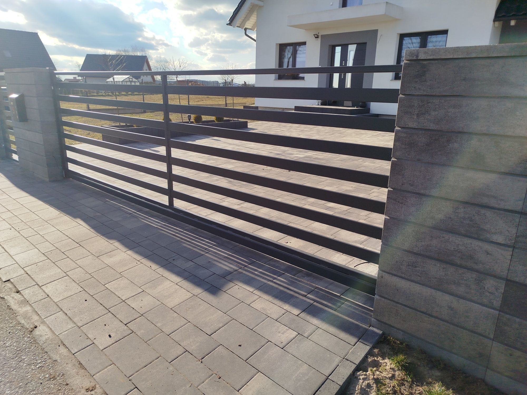 Brama przesuwna palisadowa 5m swiatlo