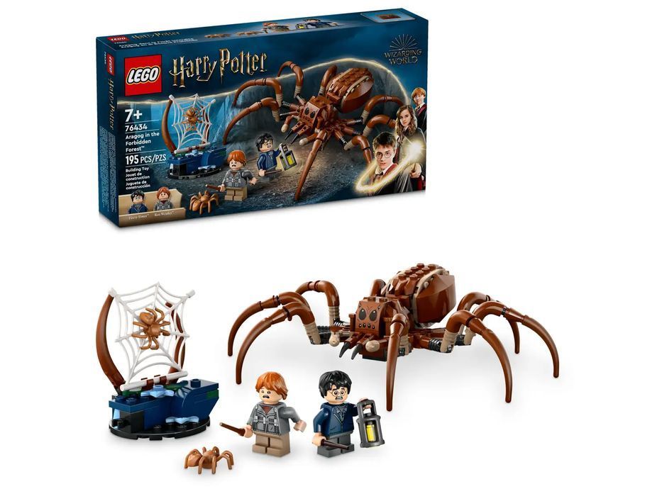 Lego Harry Potter Aragog w Zakazanym Lesie 195 elementów dla fanów 7+