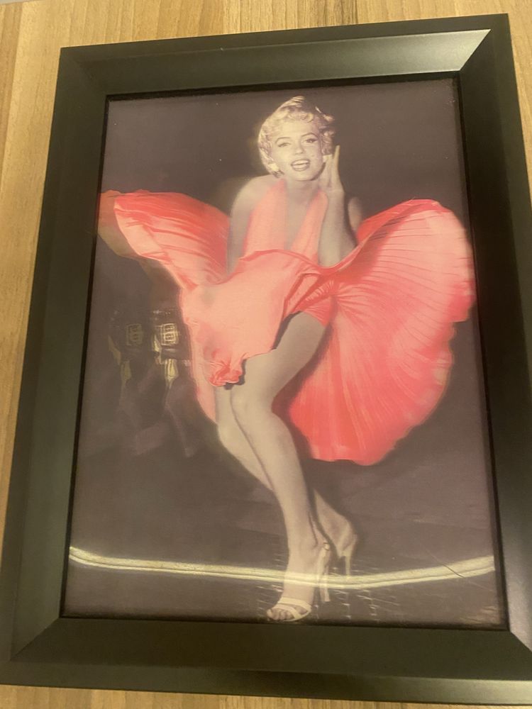 Marilyn Monro obraz 3 D