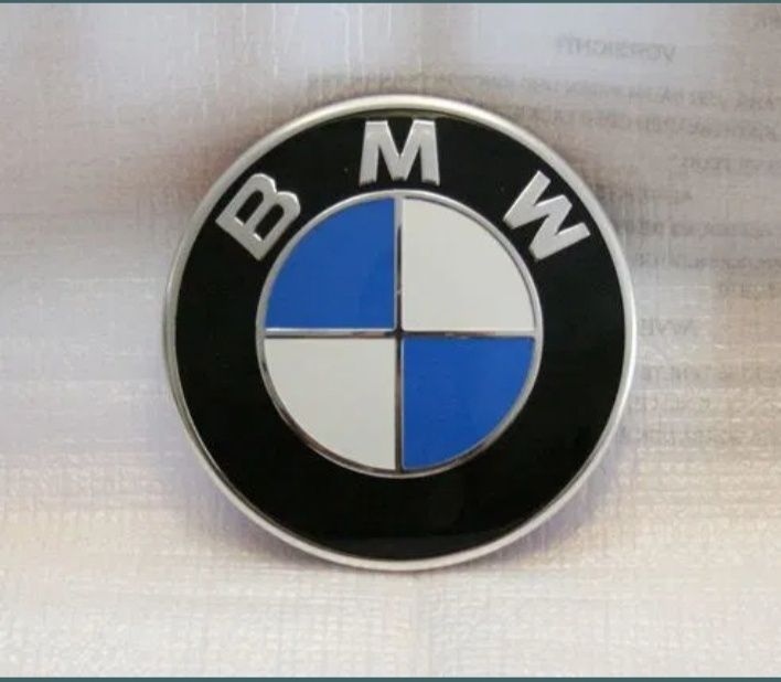 Emblema BMW capô / mala / centros de jantes