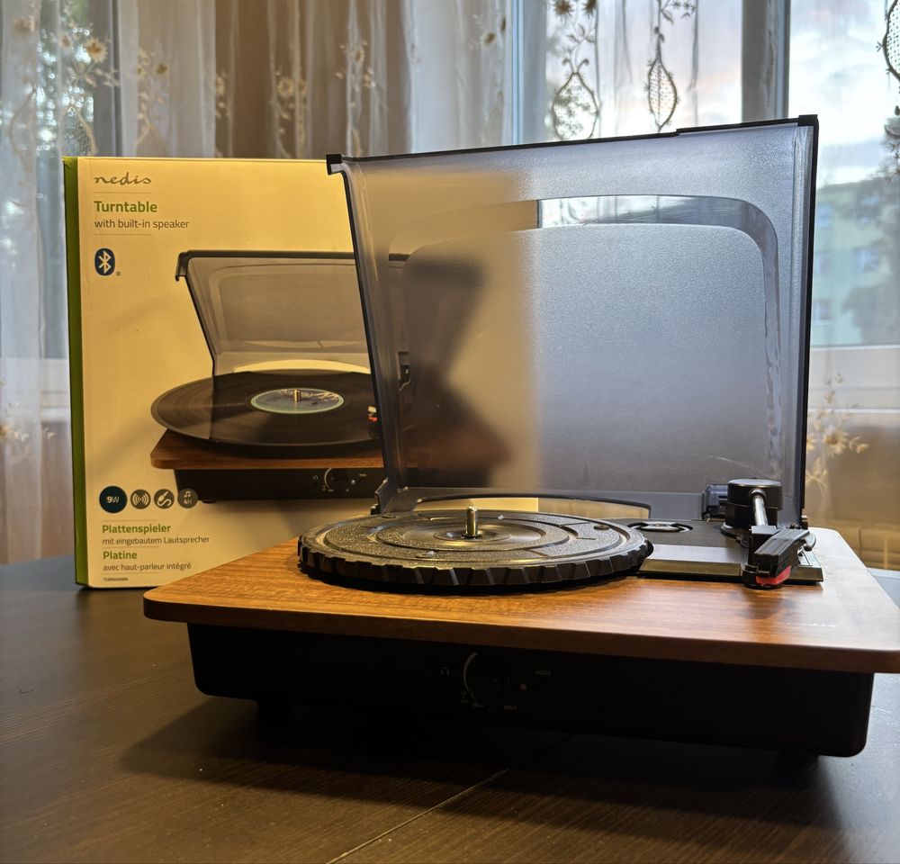 Gramofon nedis turn 200BN brazowy
