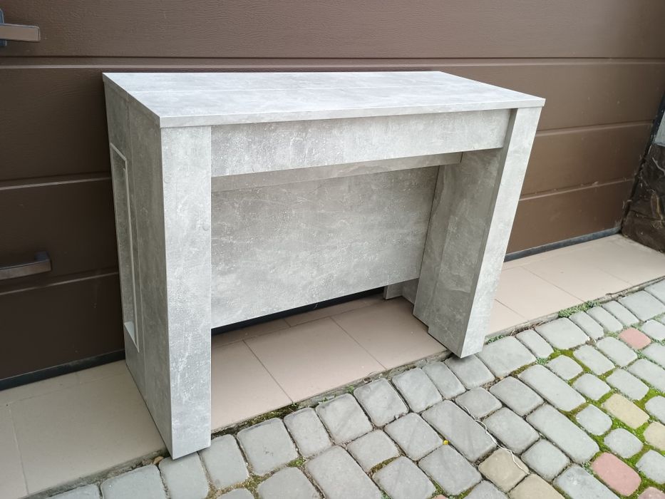 Стіл трансформер, розкладний стіл. Колір 'Індастріал' 65×215 см