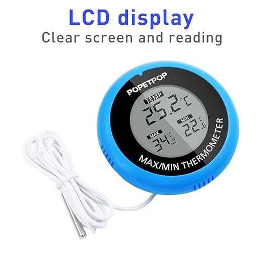Termometr do akwarium z wyświetlaczem LCD