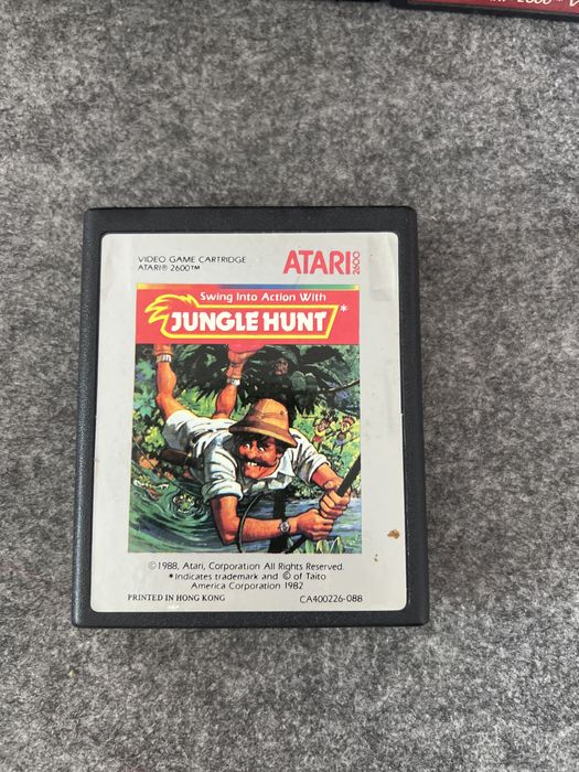 #1525 Jungle Hunt gra atari 2600 dyskietka cartridge