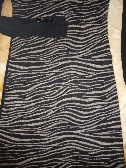 Тёплое зимнее платье под горло