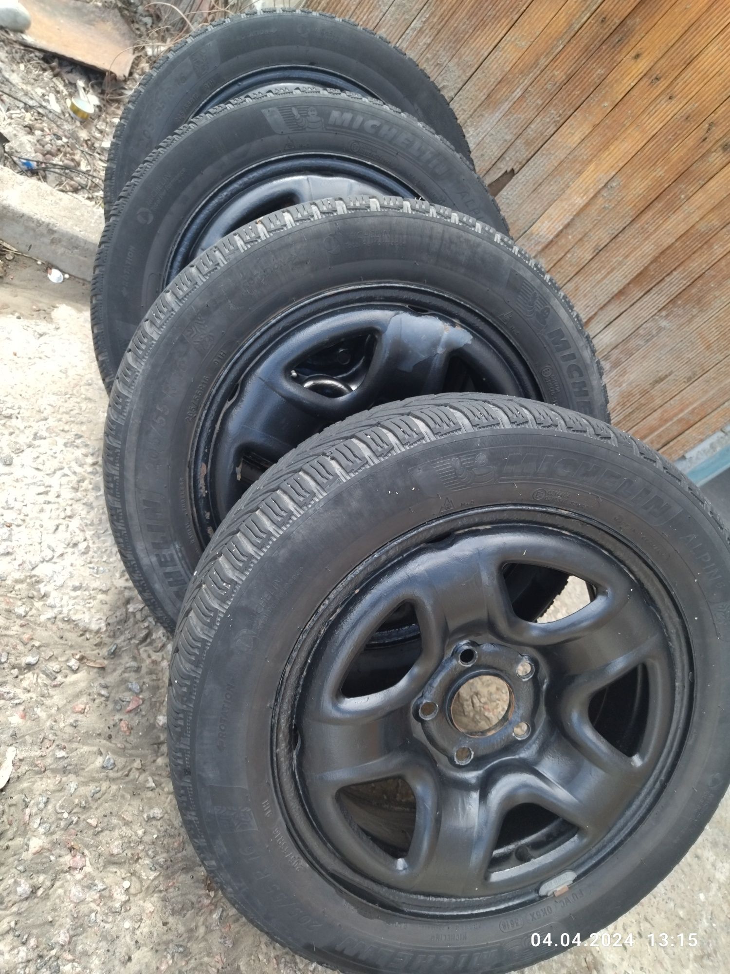 Зимняя резина на дисках, Michelin Alpin 6 , 205/55 R16