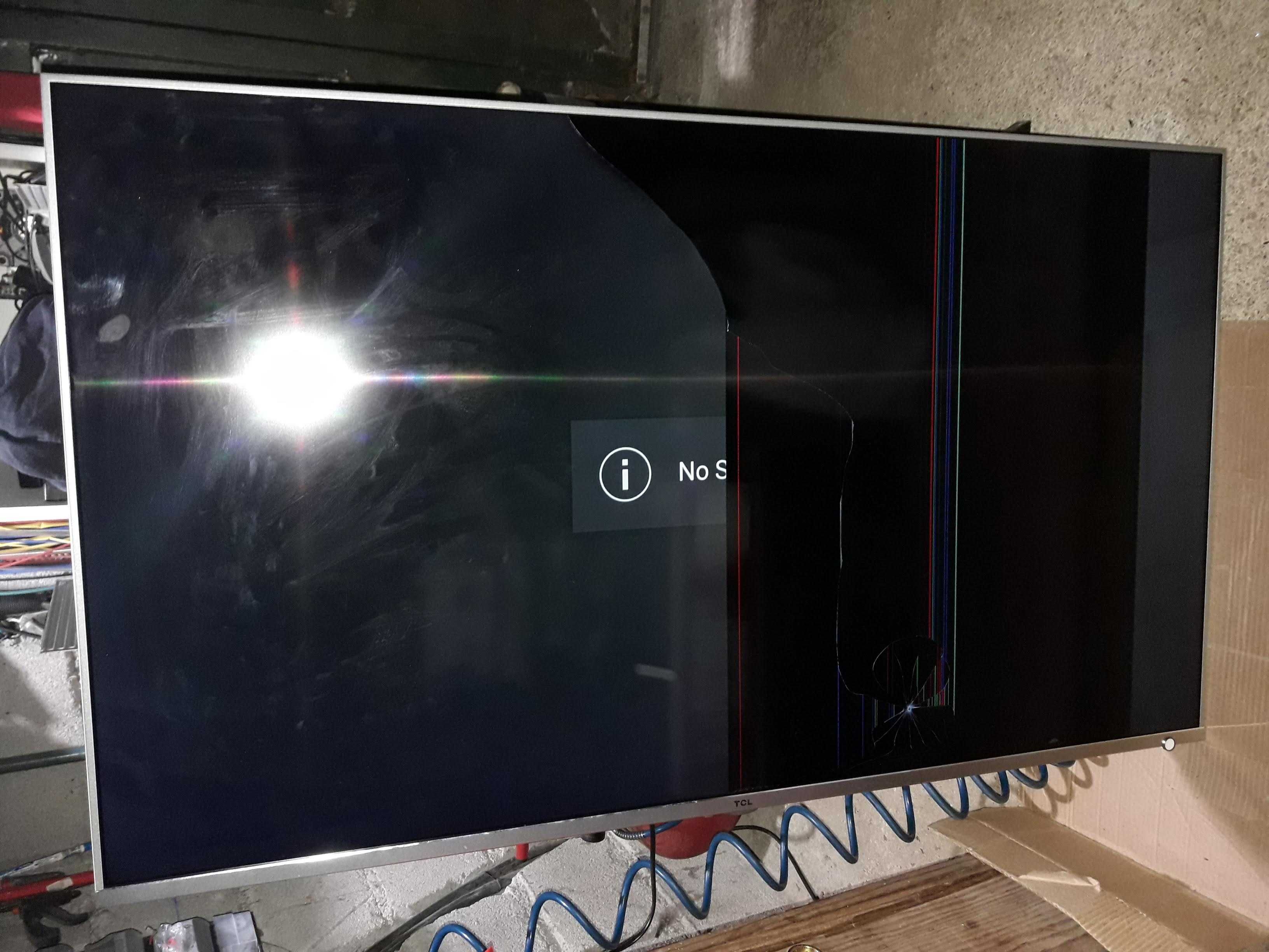 PEÇAS - TV LED 50" - TCL 50DP660 - com Ecrã Partido!!!