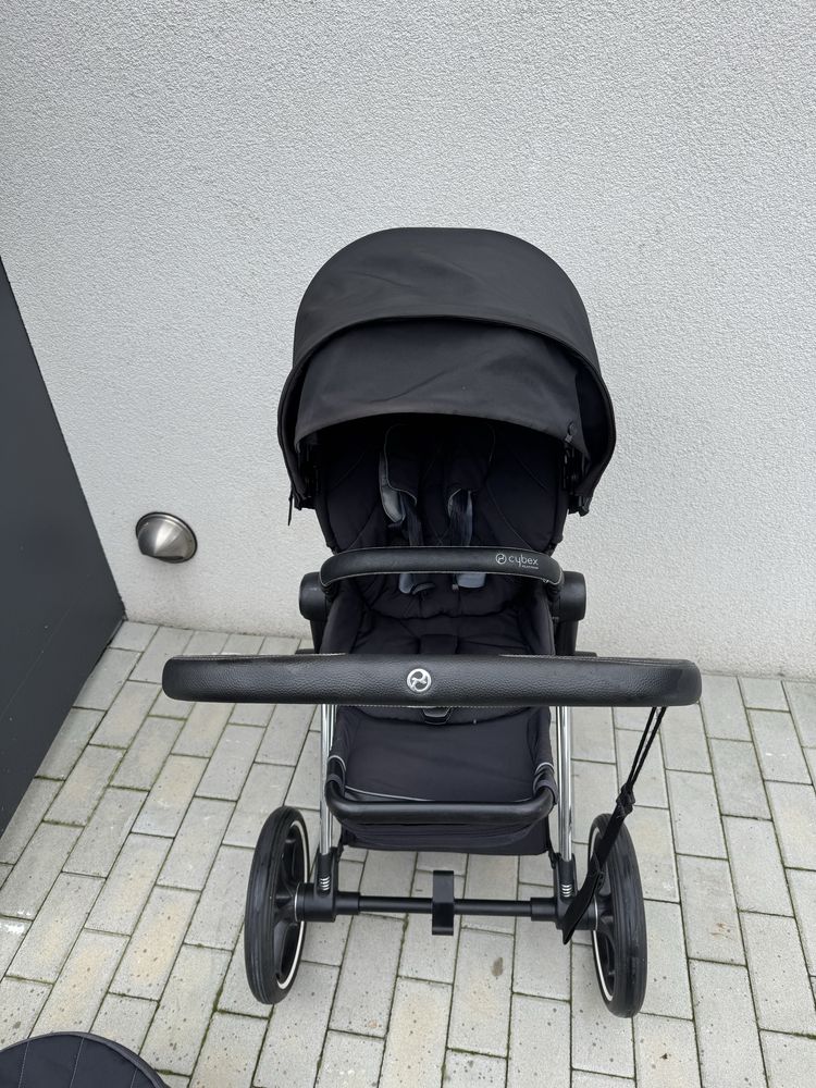 Cybex Priam 2.0 2w1 Deep Black / Chrome Black