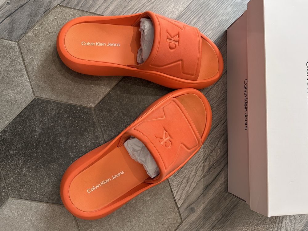 Шльопанці Calvin Klein Jeans Hybrid Sandal high/low freq