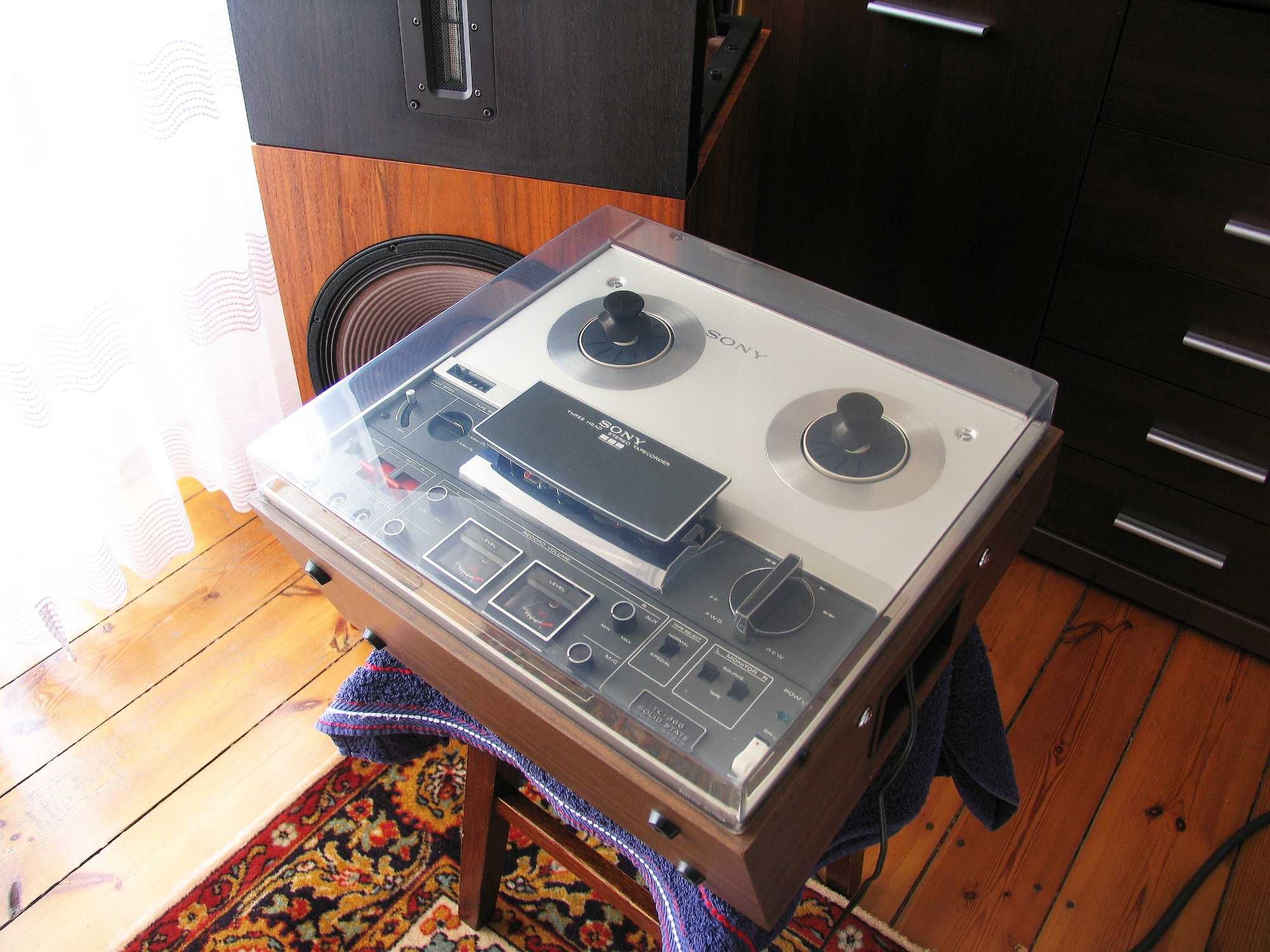 SONY TC-366 SOLID STATE / Szpulowy 70's - Do Przeglądu  '' Jak Nowy ''