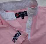 M Kingsland Equestrian pudrowa koszulka tshirt ze stójką biała