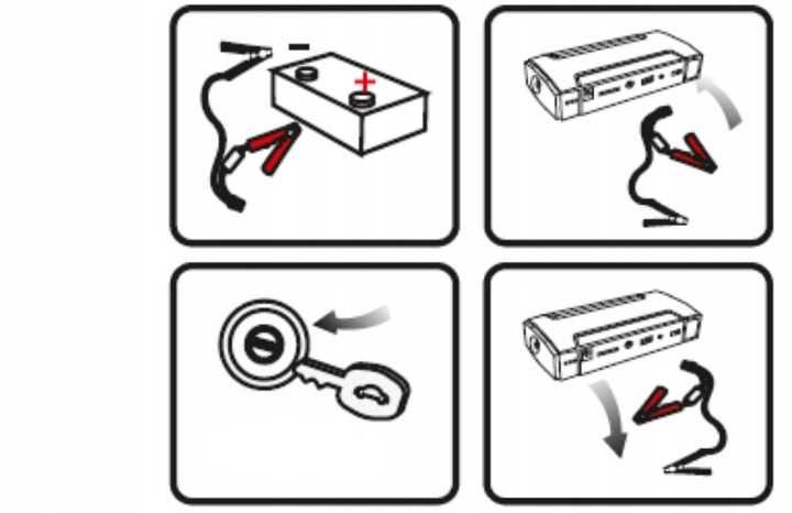 MOCNY Powerbank Jump starter rozruch booster 12V odpalanie samochodu