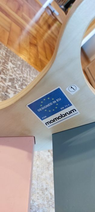 Drewniany bujak wielofunkcyjny 2w1 - huśtawka, bujaczek, równoważnia,