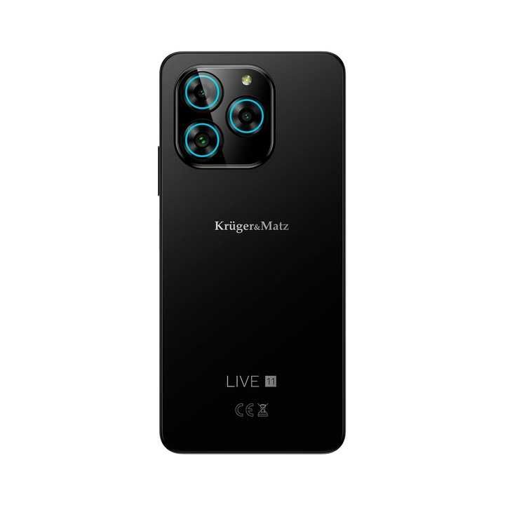 Smartfon Kruger&Matz LIVE 11 DualSIM 5000mAh  czarny 6,56" 6/128GB NFC