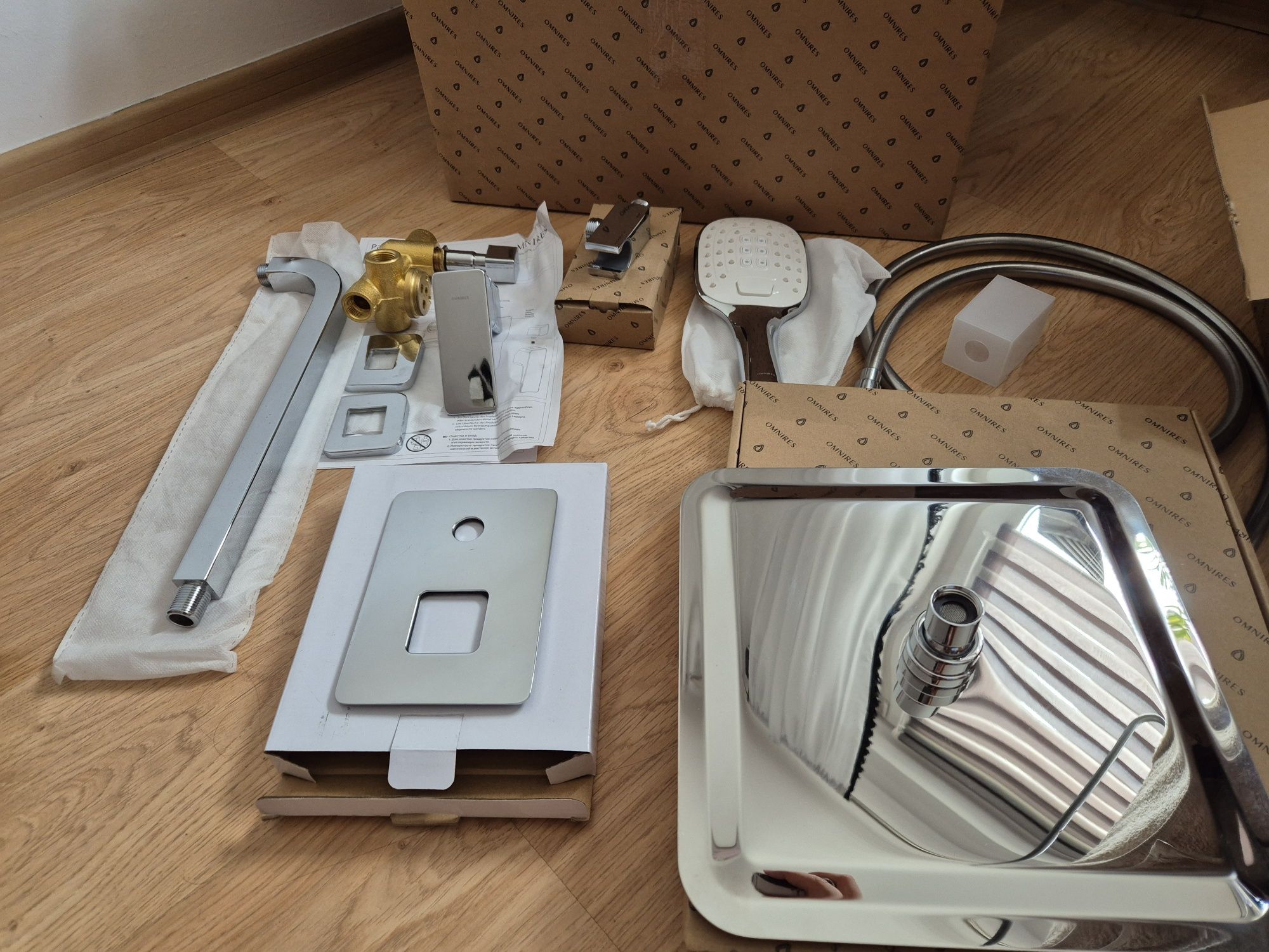 Zestaw prysznicowy omnires PARMA SYSPM10CR