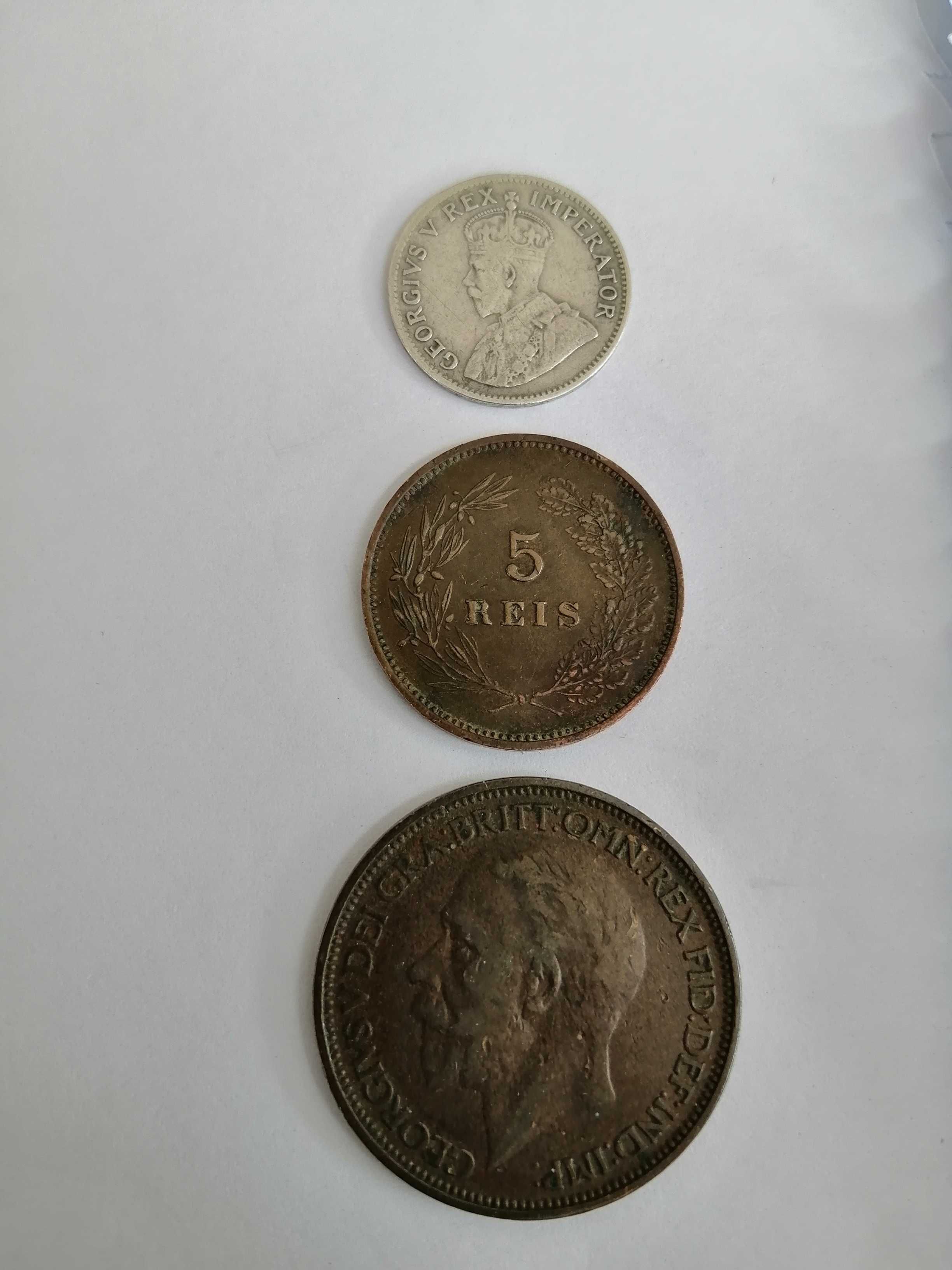 3 Moedas  1893, 1927,  1927