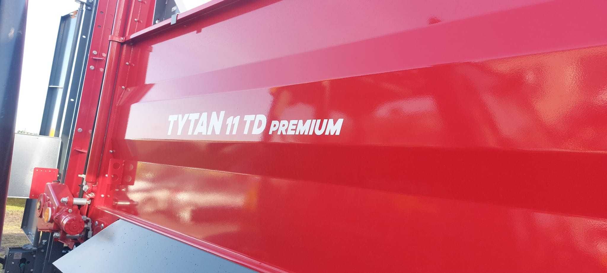 Rozrzutnik obornika Tytan 11 TD Premium Ład. 9 ton Unia